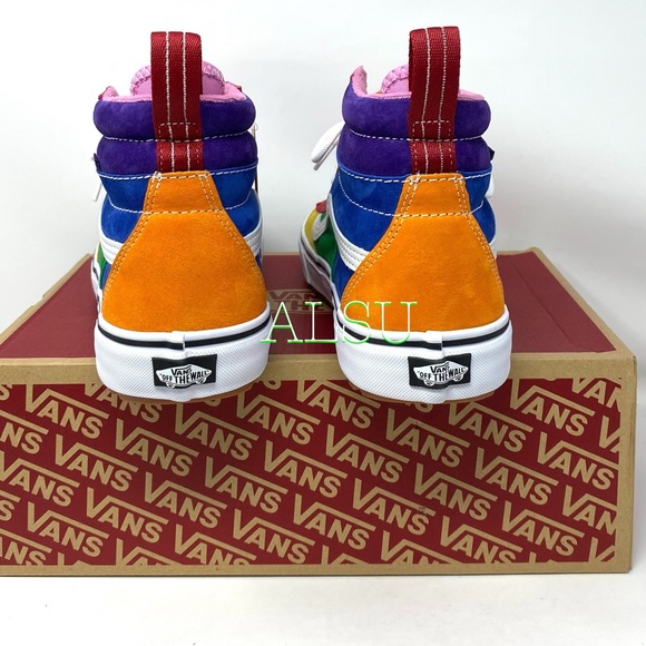 VANS SK8-HI MTE 2.0 DX Suede Rainbow Men’s Boots - Picture 8 of 11